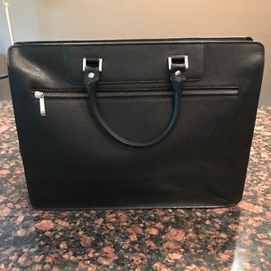 Barney’s Black Leather Briefcase
